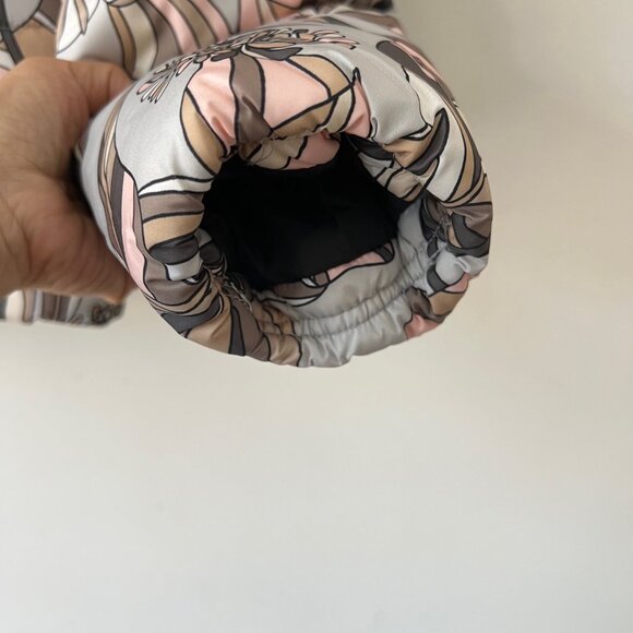 NEW Badgley Mischka Vintage Print Puffer Coat, Size L - Picture 13 of 16